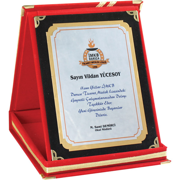Albüm Plaket Yaptır 12x16cm
