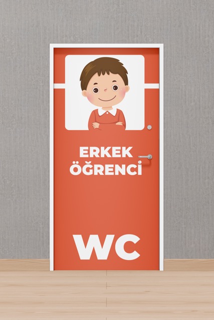 Okul WC Kapı Giydirmeleri Kolay Montaj Kurulum