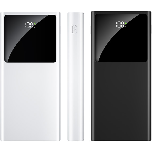 PowerBank 3. Nesil LCD Ekran - Lazer UV Baskı ile Şık Tasarım