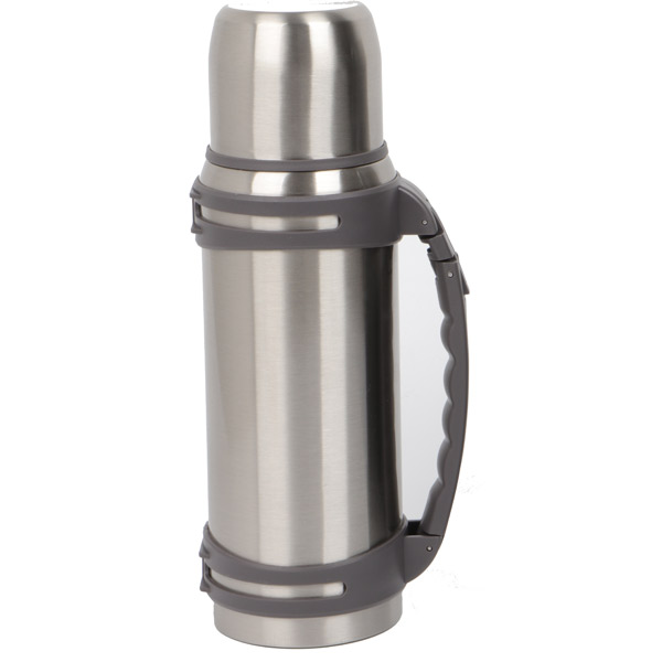 Kulplu  Baskılı Termos Büyük Boy 1300ml Pratik ve Güvenli Kullanım